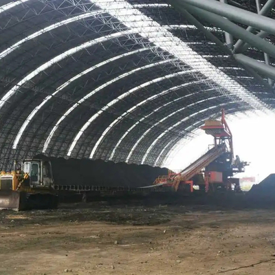 Nhà khung thép mạ kẽm nhúng nóng Khung không gian kết cấu vòm 300m