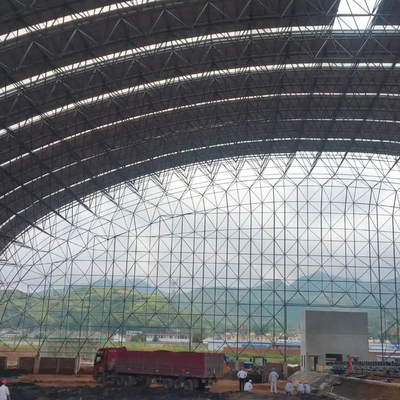 Nhà khung thép mạ kẽm nhúng nóng Khung không gian kết cấu vòm 300m