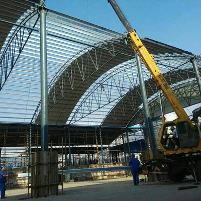 Cấu trúc xây dựng khung thép nhẹ SGS đúc sẵn S235JR cho nhà kho than
