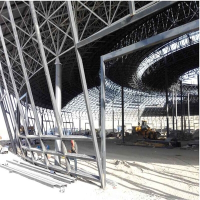 Q235 Q345 Khung kim loại Mái nhà Cấu trúc khung thép nhẹ tùy chỉnh Đục lỗ