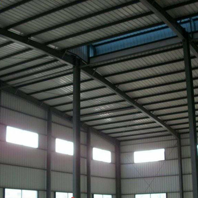 Khung cổng thép Q355 Kết cấu mái 50-120mm Mái cho phòng triển lãm