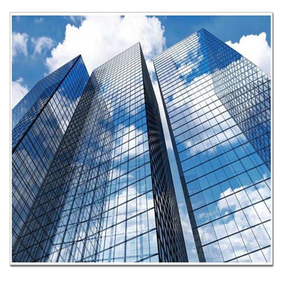 Q355 Sản phẩm rèm thương mại Hệ thống khung tường rèm bằng kính