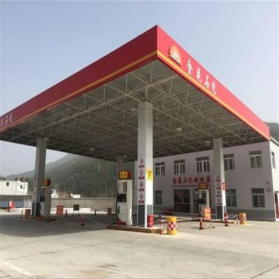 Trạm xăng kinh tế Thiết bị chiếu sáng dạng tán tùy chỉnh Độ dốc đơn