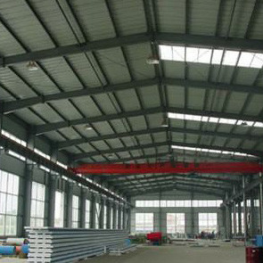Q235 GB Khung cổng thép xây dựng Xây dựng Mái nhà 0,6mm Độ cứng