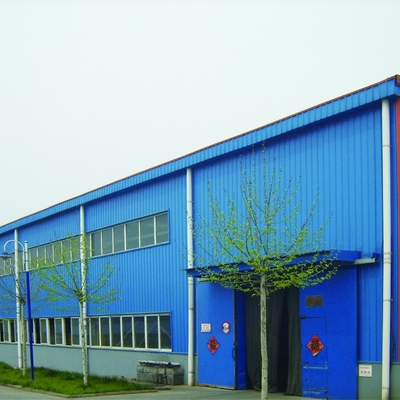 Khung cổng thép hình chữ nhật Q355B uốn cong cho nhà kho chi phí thấp