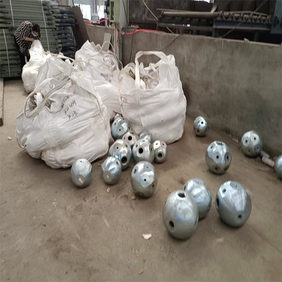 Độ ổn định Q345 Các thành phần nút khung không gian Đục quả cầu bu lông 300m