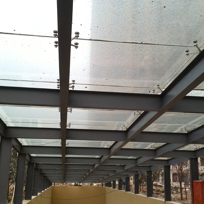 Mái vòm bằng polycarbonate Q345 đúc sẵn giếng trời 960mm Tùy chỉnh
