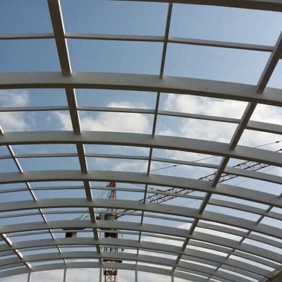 Prefab Curb Gắn mái Dome Giếng trời Khoảng cách lớn 820mm Cắt mái