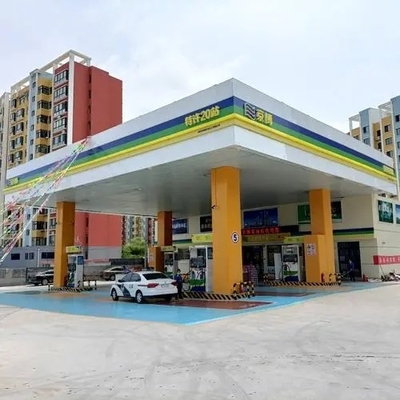 GB Bạt che trạm xăng Đấm Tán tầng xăng được sơn tùy chỉnh
