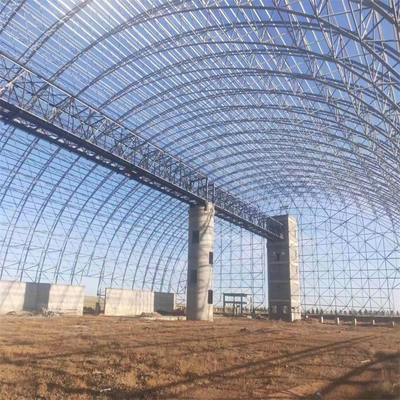 Khung giàn không gian 3D đa dốc S235JR 100m cho xây dựng hangar máy bay