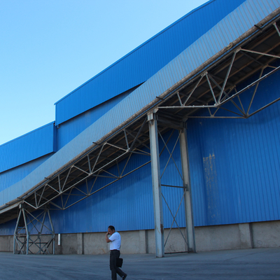 Nhà kho thép kết cấu tùy chỉnh Nhà xưởng đúc sẵn 50mm