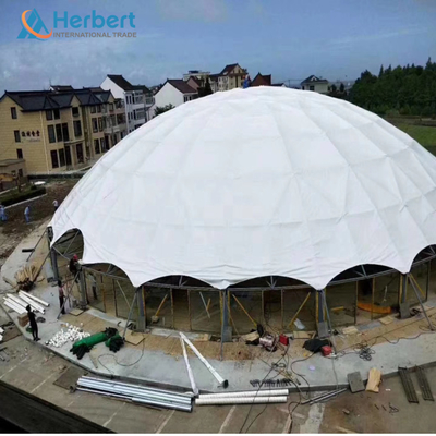 Cấu trúc màng căng ETFE PTFE 50mm Mái che mặt tiền