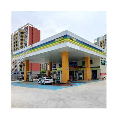 Khung không gian Các cấu trúc thép mái nhà Trạm xăng Trạm thu phí Hệ thống mái nhà ISO GB