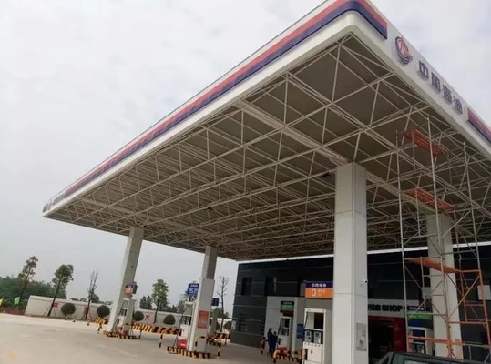 Khung không gian kết cấu Trọng lượng nhẹ Xây dựng khung thép cho mái nhà