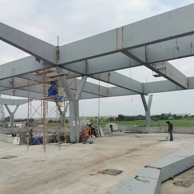 Kết cấu mái khung thép Q235 cho đường sắt cao tốc Jakarta Bandung