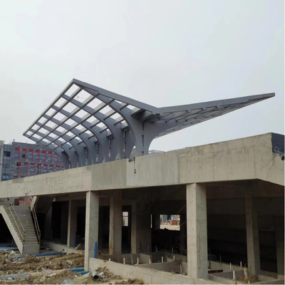 Cổng thông tin đúc sẵn Kết cấu thép mái Logo Thiết kế hình thức kiến ​​trúc