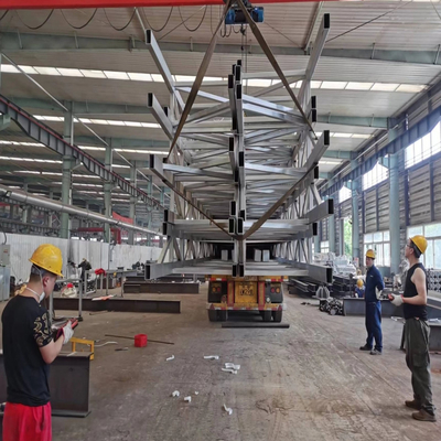 Giàn mái thép tiền chế Q235 Chất liệu bề mặt mạ kẽm