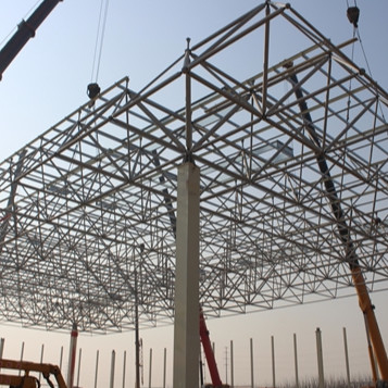Nhà kho thiết kế Prefab Nhà máy thép nhẹ mạ kẽm