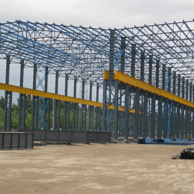 Thiết kế đúc sẵn Khung thép nhịp lớn Q235 Q345 Q355