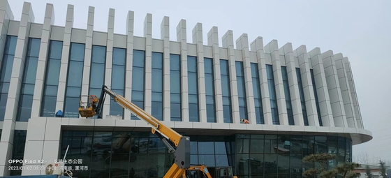 Q235 Q355 Chất liệu Tường nhôm tráng men Ngoại thất