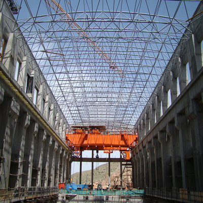 Kho kim loại Prefab Xây dựng nhà để xe khung thép