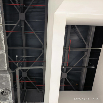 Mái nhà kho kết cấu thép Q235B Single Bay CAD cho Hall Shed