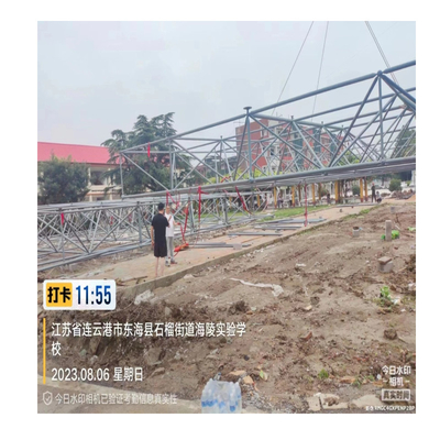 Kết cấu thép Nút khung không gian xây dựng bằng thép với thép Q345(S355JR) hoặc Q235(S235JR)