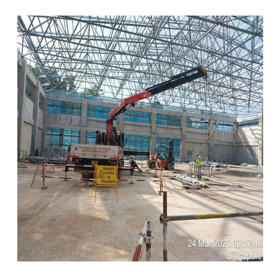 Q345 S355JR hoặc Q235 S235JR Khung khung không gian thép cho xây dựng cấu trúc thép