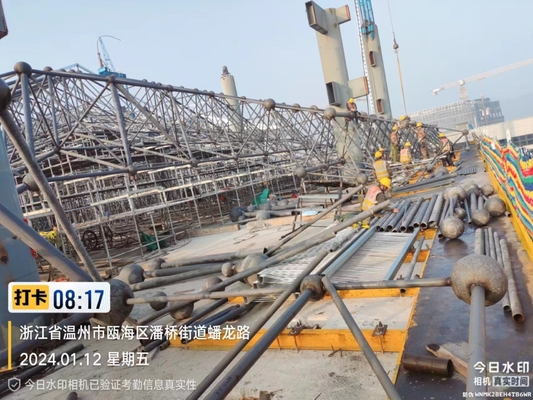 Máy kết nối khung không gian có khả năng tải trọng cao với loại kết nối đệm cho xây dựng
