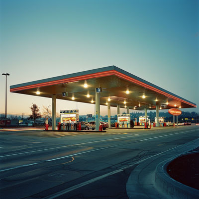 Khung không gian Các cấu trúc thép mái nhà Trạm xăng Trạm thu phí Hệ thống mái nhà ISO GB