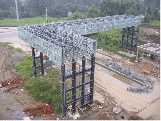 Thép mái truss cho lối vào mang tính biểu tượng đến các điểm đẹp tạo ra ấn tượng đầu tiên đáng nhớ