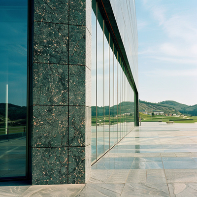 Tường rèm đá granite cho các trung tâm nghệ thuật lớn