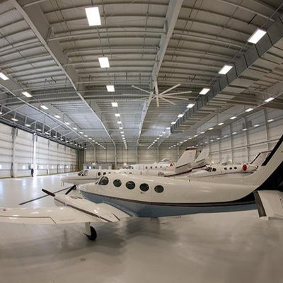 Nhà kho nhà chứa máy bay kết cấu thép tiền chế nhẹ tiêu chuẩn GB