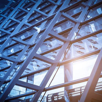 Cấu trúc mái nhà thép mạ nhựa nhẹ theo yêu cầu tiêu chuẩn GB