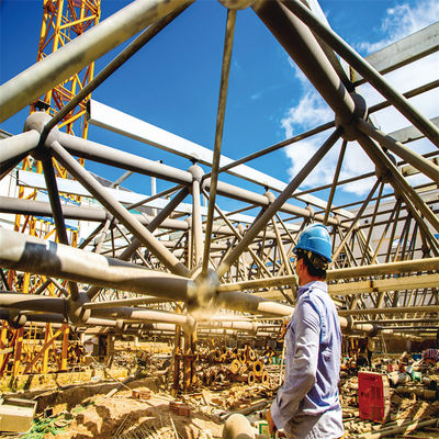 50 Years Usage Steel Space Frame with 15-21 Days Delivery and ±1% Tolerance for Durable Construction