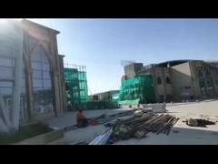 Cơ cấu thép khung không gian nhà kho ánh sáng và nhà xưởng